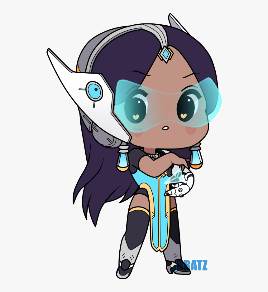 Symmetra Overwatch Chibi, HD Png Download, Free Download