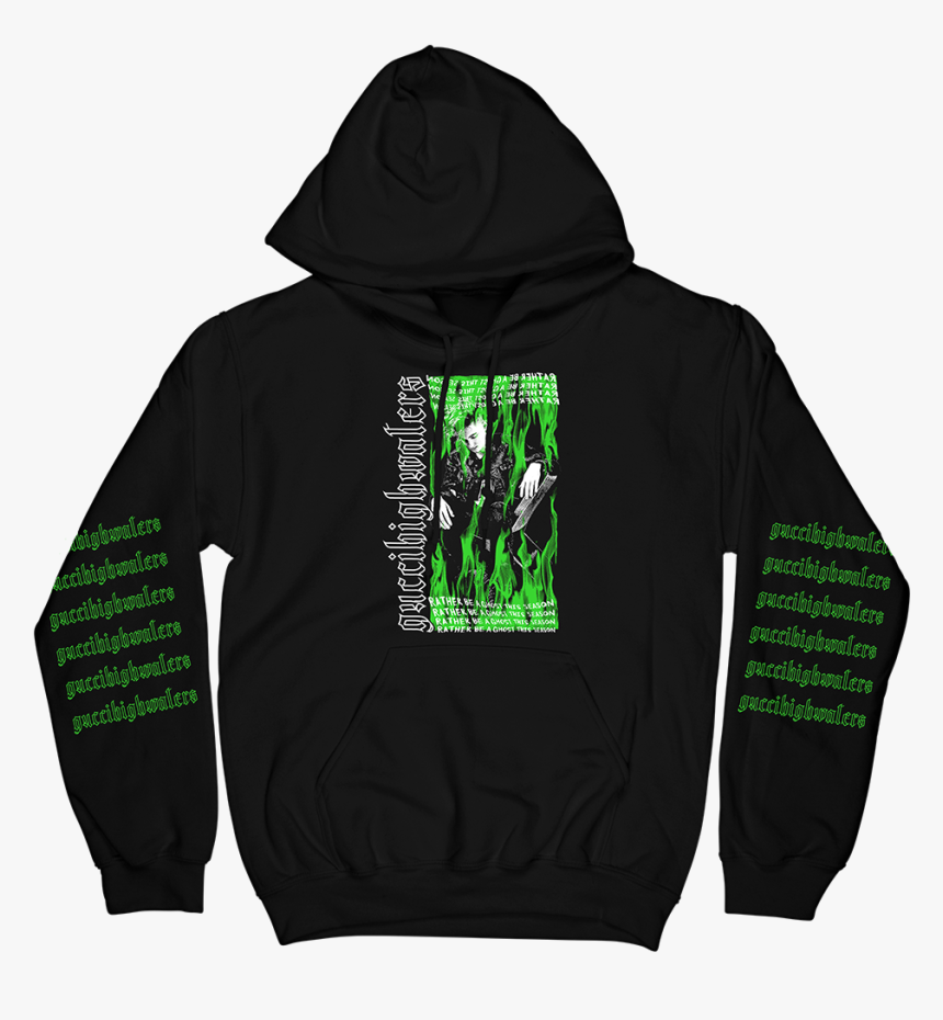 Transparent Green Flames Png - Alec Benjamin Merch Hoodie, Png Download, Free Download