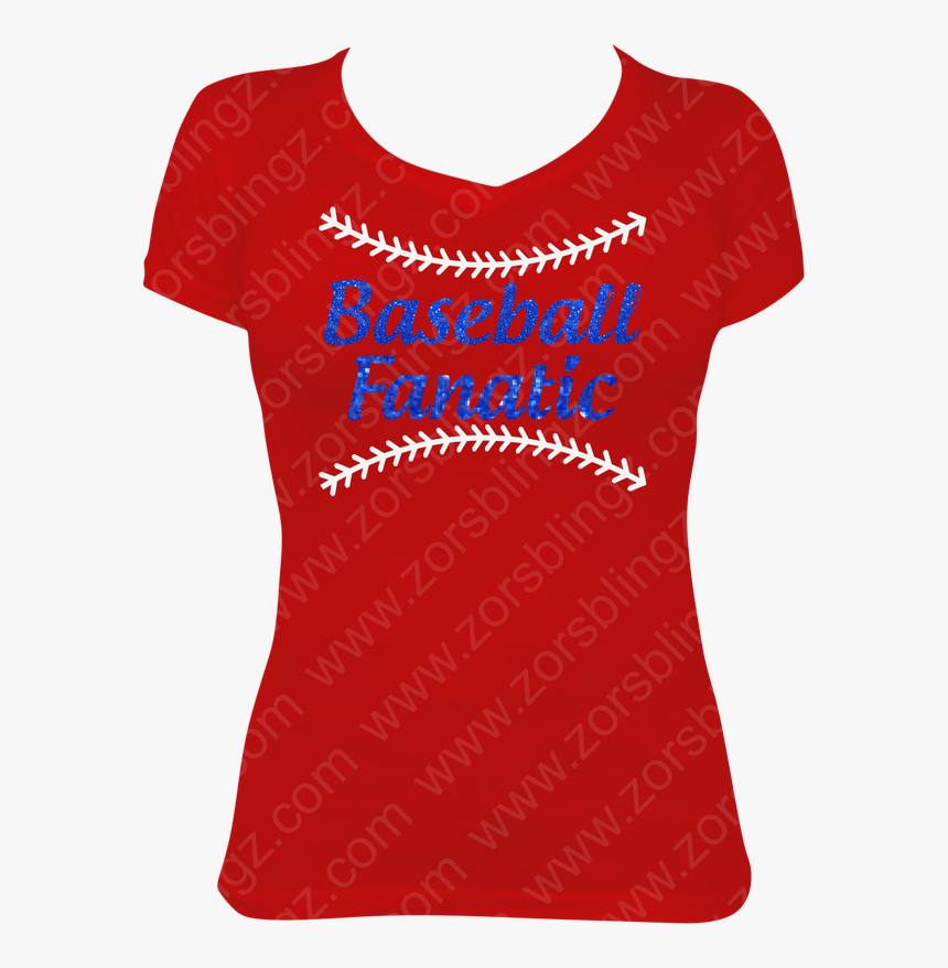 Baseball Fanatic Laces Vinyl Design T-shirt - Active Shirt, HD Png Download, Free Download