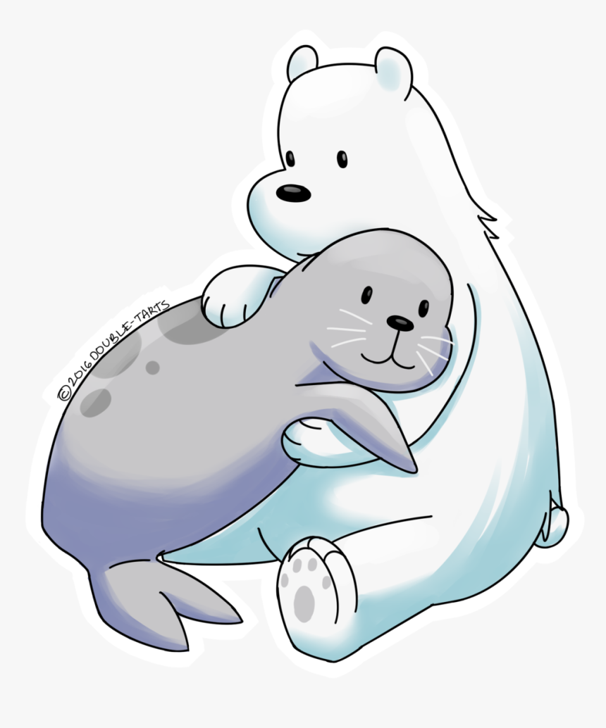Transparent Polar Bear On Ice Clipart - Polar We Bare Bears, HD Png Download, Free Download