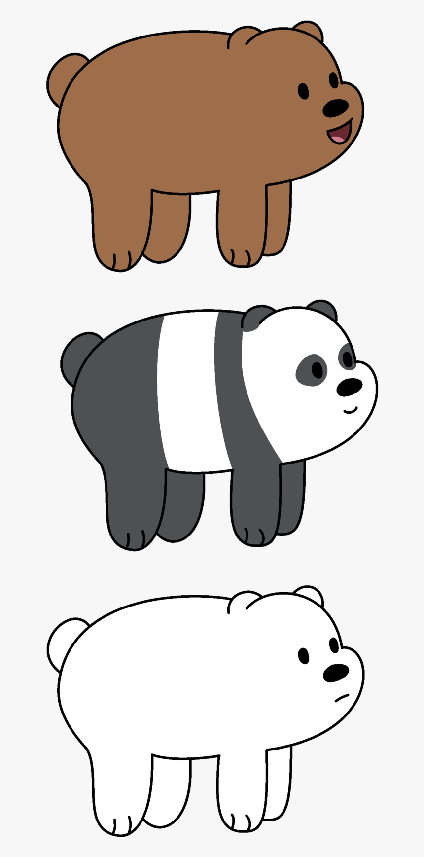 Grizz Panda We Bare Bears, HD Png Download, Free Download