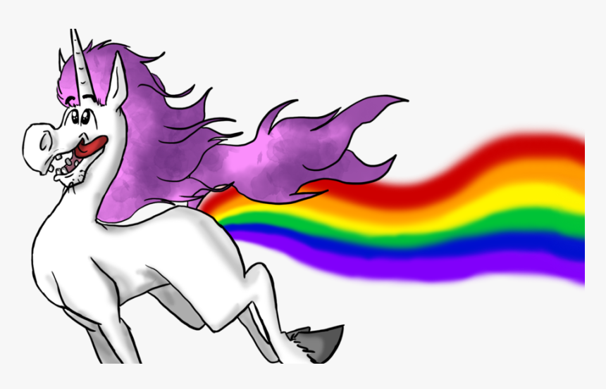 Unicorn Rainbow Fart Unicorn Horn Flying Unicorn Simulator - Unicorn Fart Png, Transparent Png, Free Download