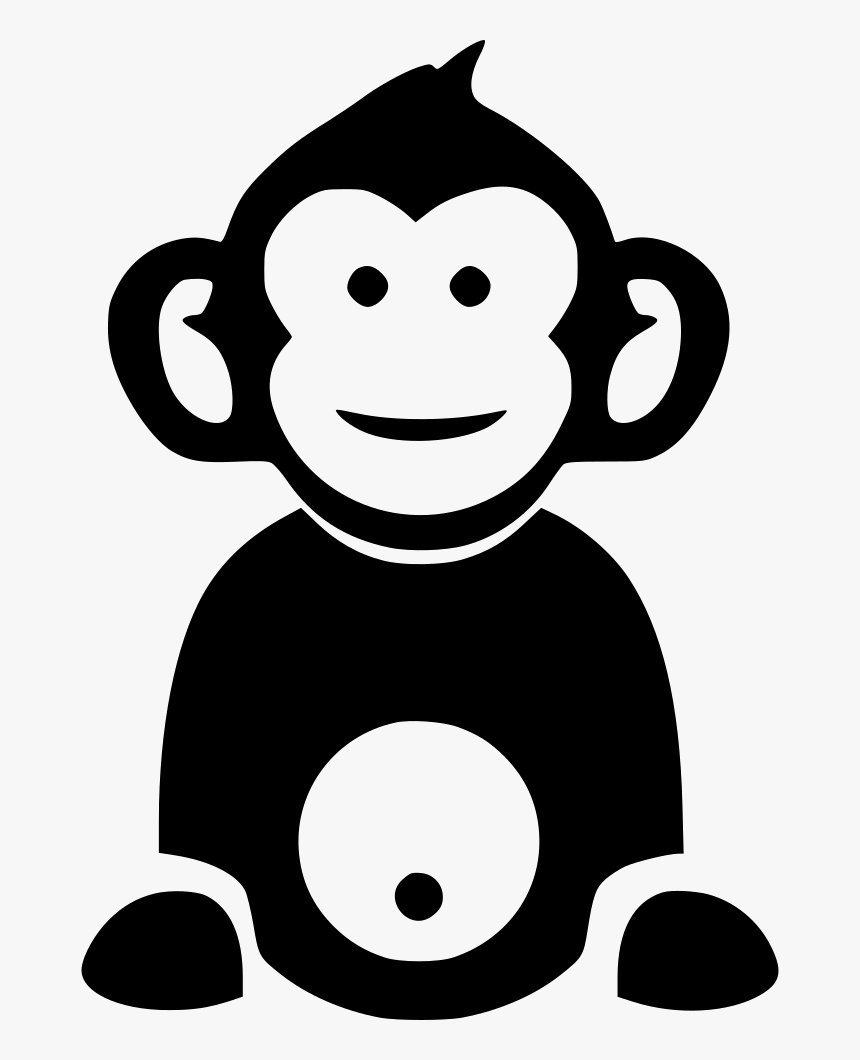 Monkey Baby Child Smile - Baby Monkey Icon Png, Transparent Png, Free Download