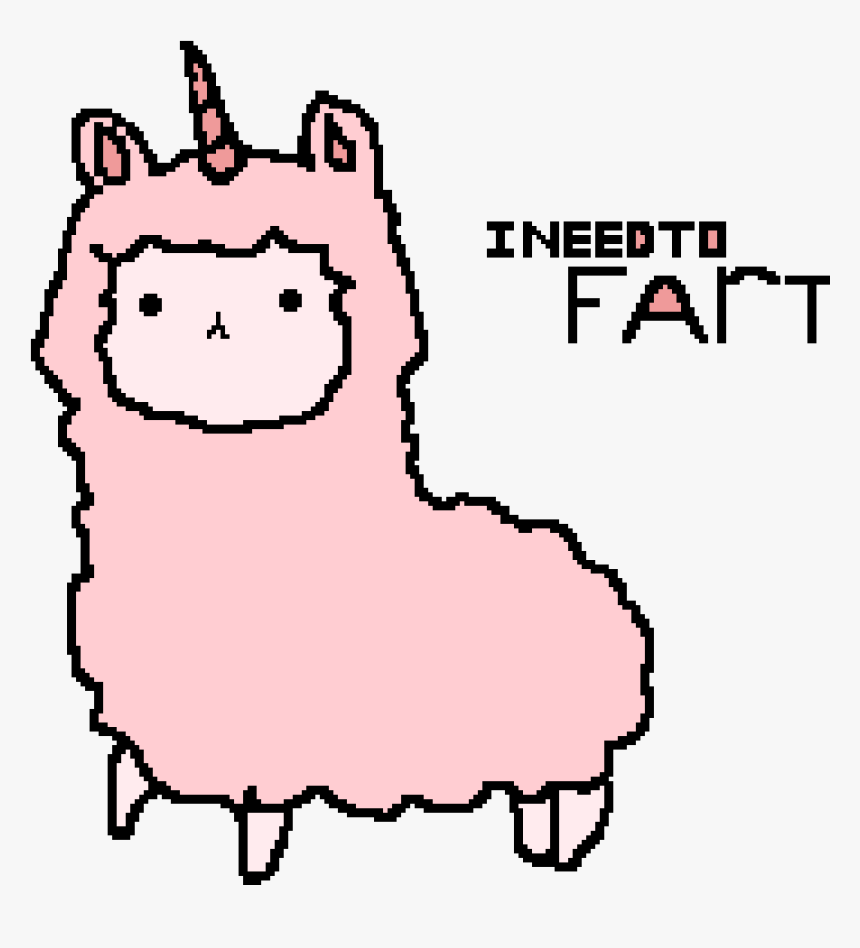 I Need To Fart - Cute Kawaii Alpaca, HD Png Download, Free Download