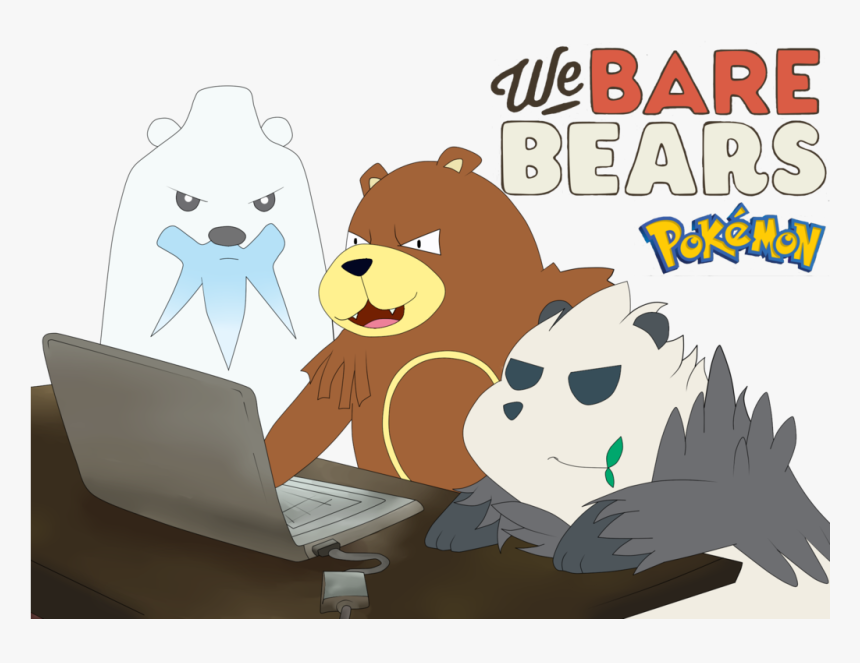 Pokemon We Bare Bears , Png Download - Pokemon We Bare Bears, Transparent Png, Free Download