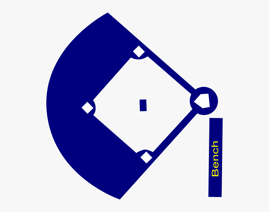 Navy Softball Cliparts - Estadio De Beisbol Vector, HD Png Download, Free Download