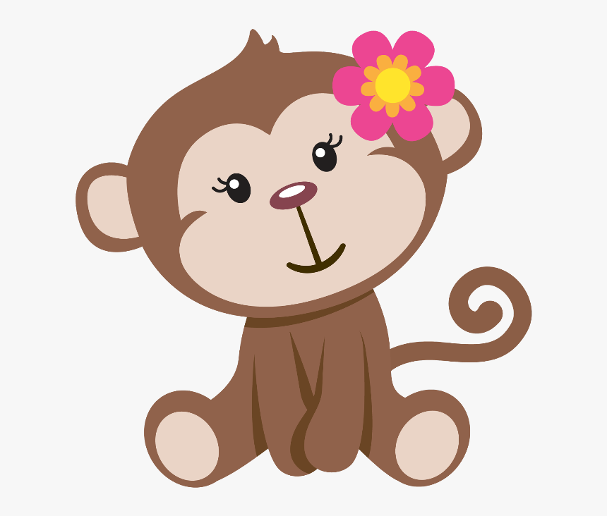 #mq #monkey #baby #animal #animals - Girl Monkey Clipart, HD Png Download, Free Download