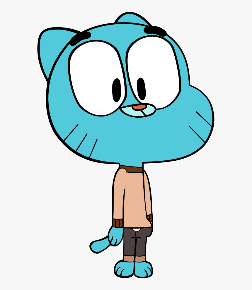 Gumball Normal Attire By Megarainbowdash2000 - Nicole At Gumball's Age, HD Png Download, Free Download
