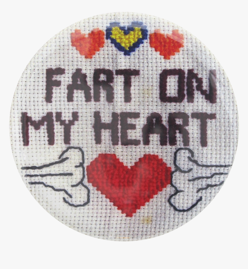 Fart On My Heart I Heart Button Museum - Stitch, HD Png Download, Free Download