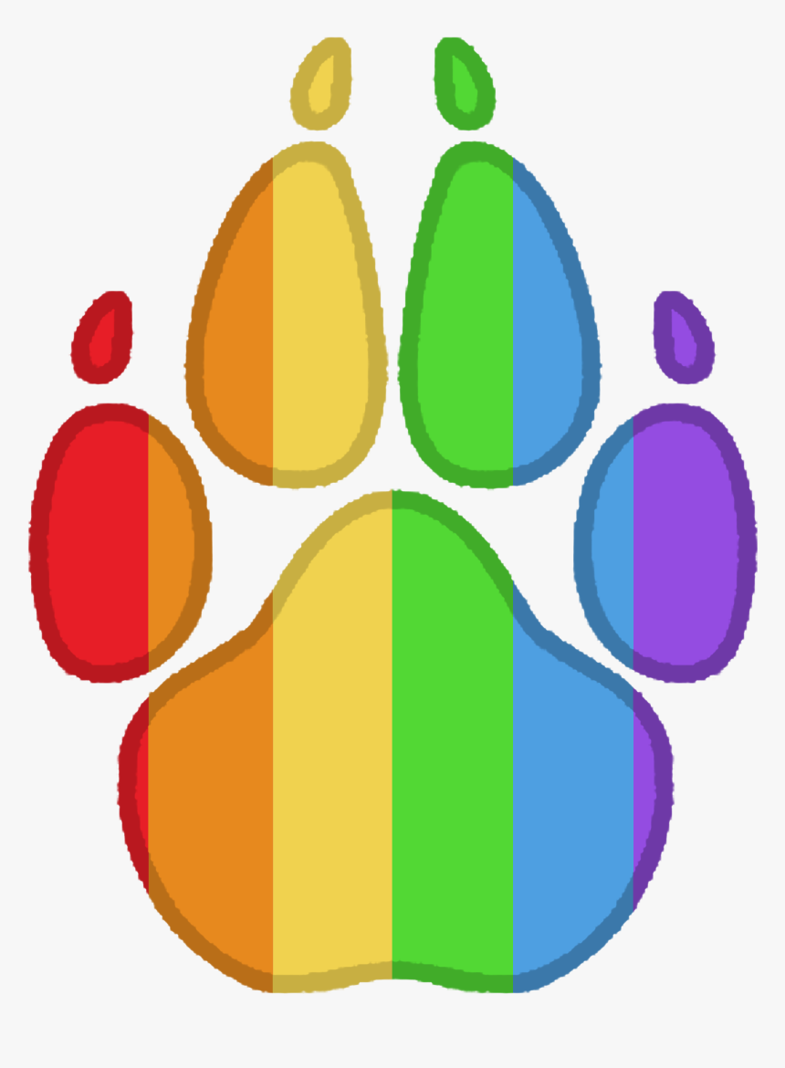 Paw Pride Lgbt - Furry Pride Transparent Background, HD Png Download, Free Download