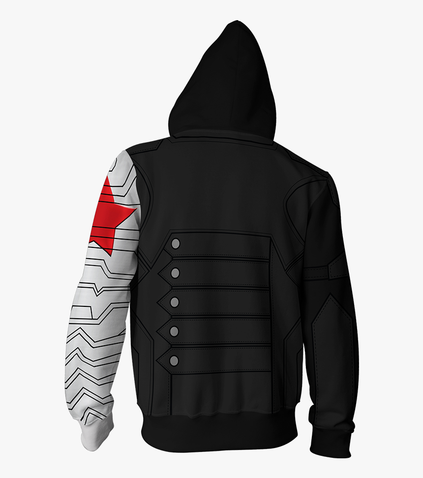 Winter Soldier Cosplay Zip Up Hoodie Jacket - Linkin Park Hybrid Theory Hoodie, HD Png Download, Free Download