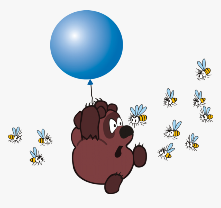 37572 - Pooh Bees, HD Png Download, Free Download