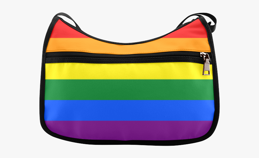 Gay Pride Rainbow Flag Stripes Crossbody Bags - Bag, HD Png Download, Free Download