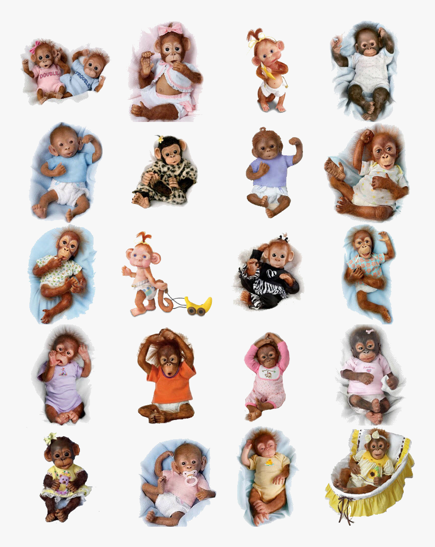 Monkey Baby Doll - Monkey Doll That Looks Real, HD Png Download, Free Download