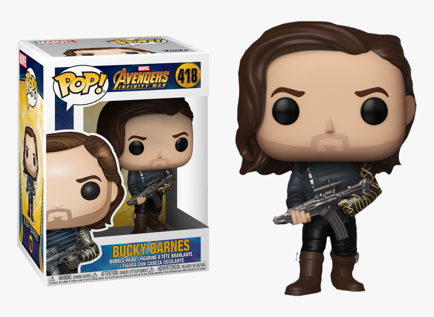 Transparent Winter Soldier Png - Funko Pop Winter Soldier Infinity War, Png Download, Free Download