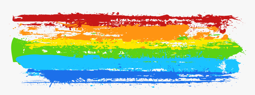 Rainbow Grunge Paint Banner 7jfp5z Converted - Illustration, HD Png Download, Free Download