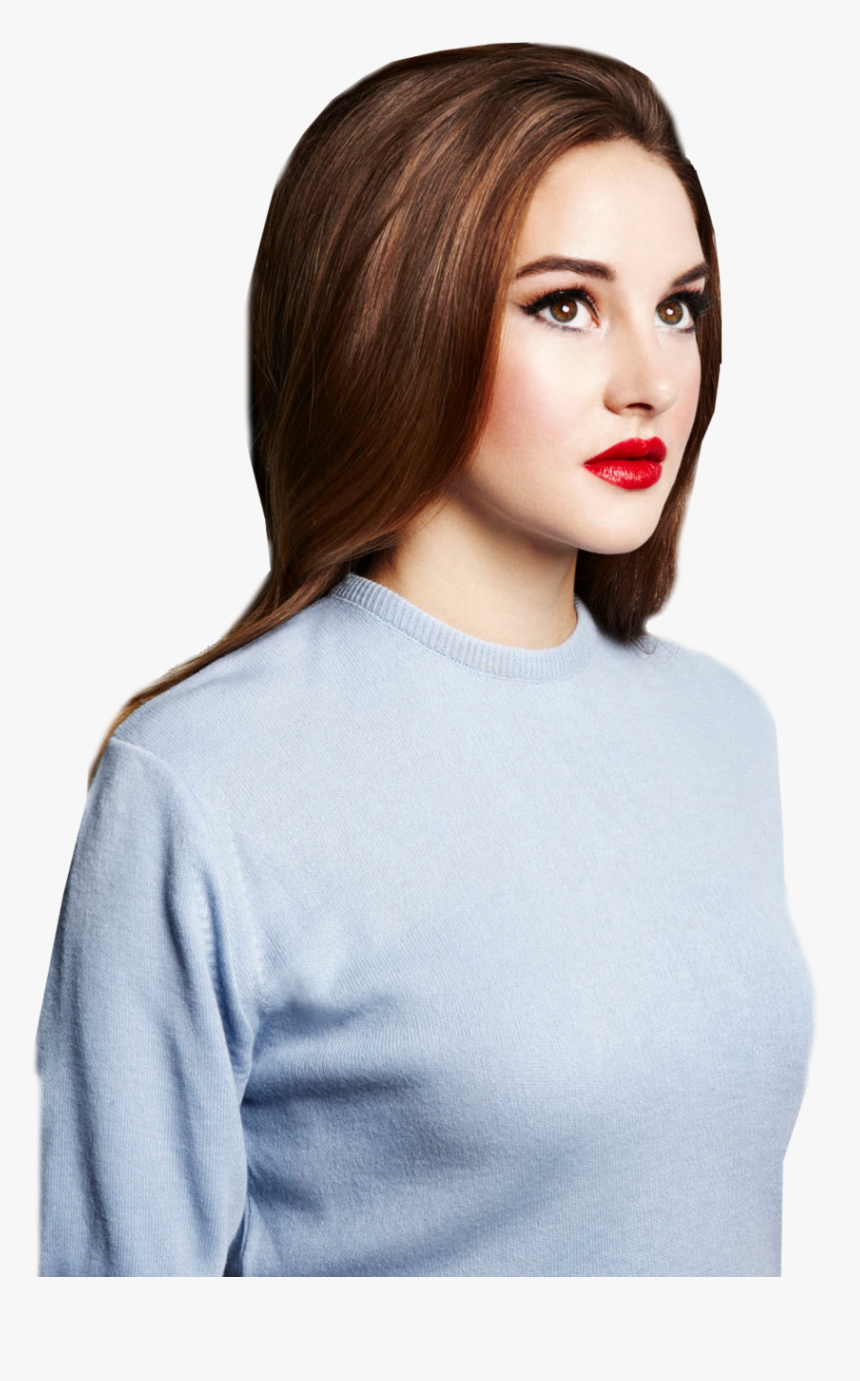 Shailene Woodley Red Lip, HD Png Download, Free Download