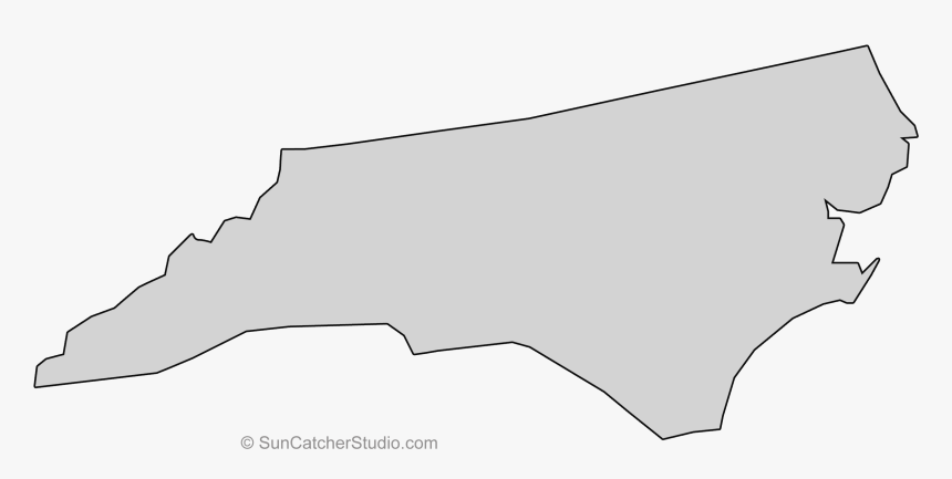 Outline Of North Carolina Png , Png Download - Silhouette, Transparent Png, Free Download