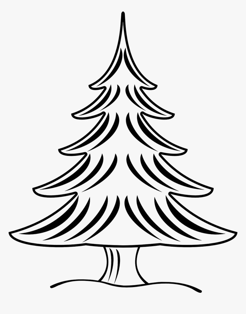 Symbol Of Christmas Black And White, HD Png Download, Free Download