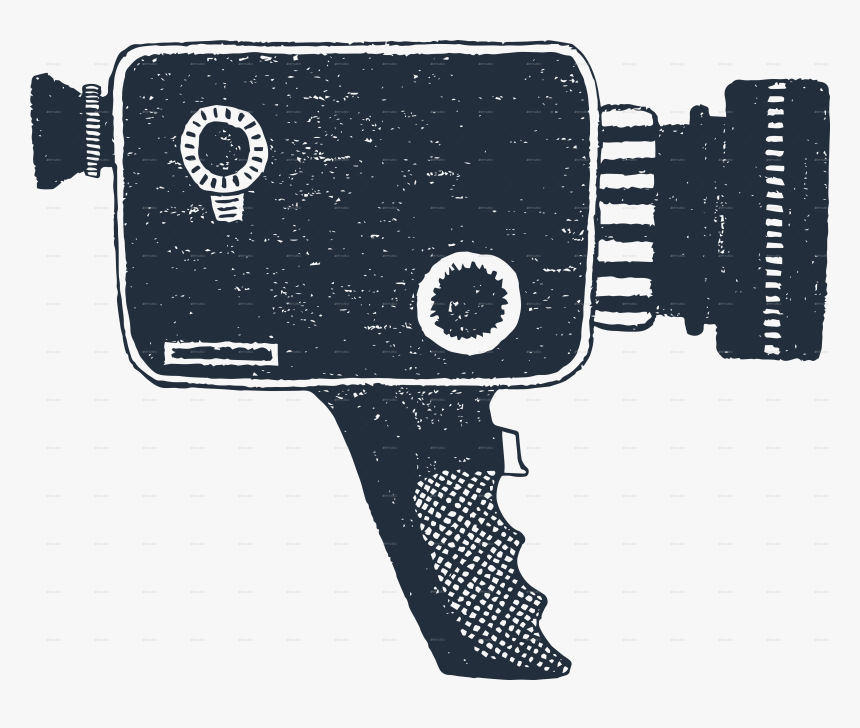 Vintage Video Camera Vector, HD Png Download, Free Download