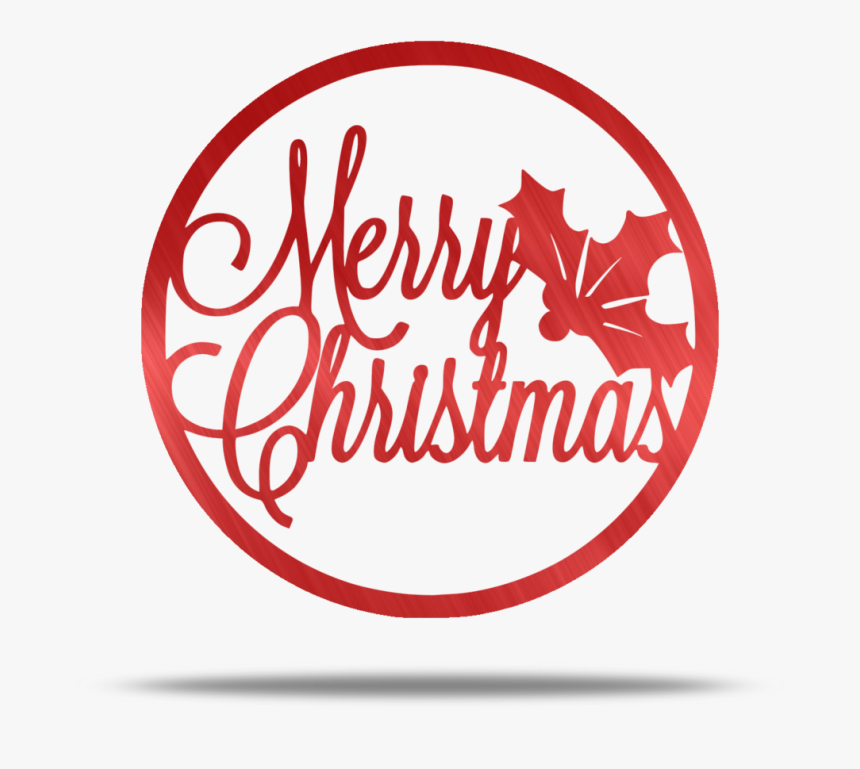 Products/merry Christmas Circle Red - Circle, HD Png Download, Free Download