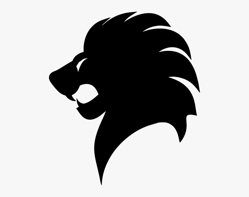 Simple Lion Head Lion Silhouette, HD Png Download, Free Download