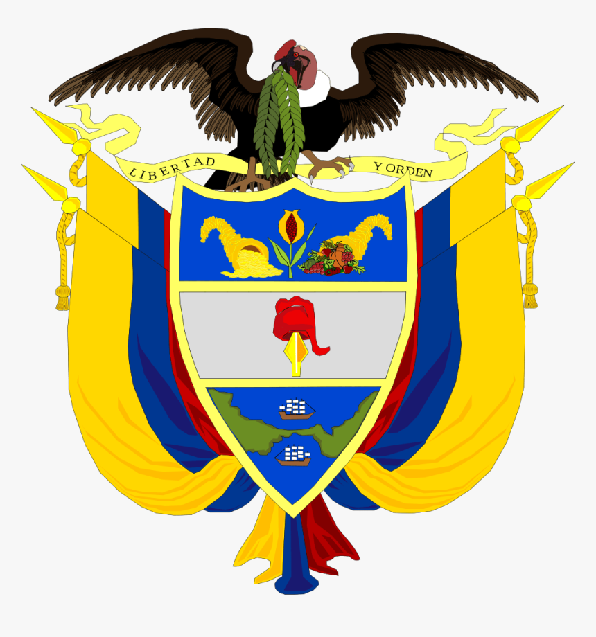 Coat Of Arms Of Colombia - Colombia National Coat Of Arms, HD Png Download, Free Download