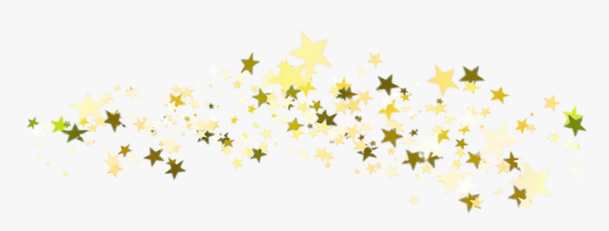#stars #glitter #effect #shine #gold - Gold Star Confetti Png, Transparent Png, Free Download