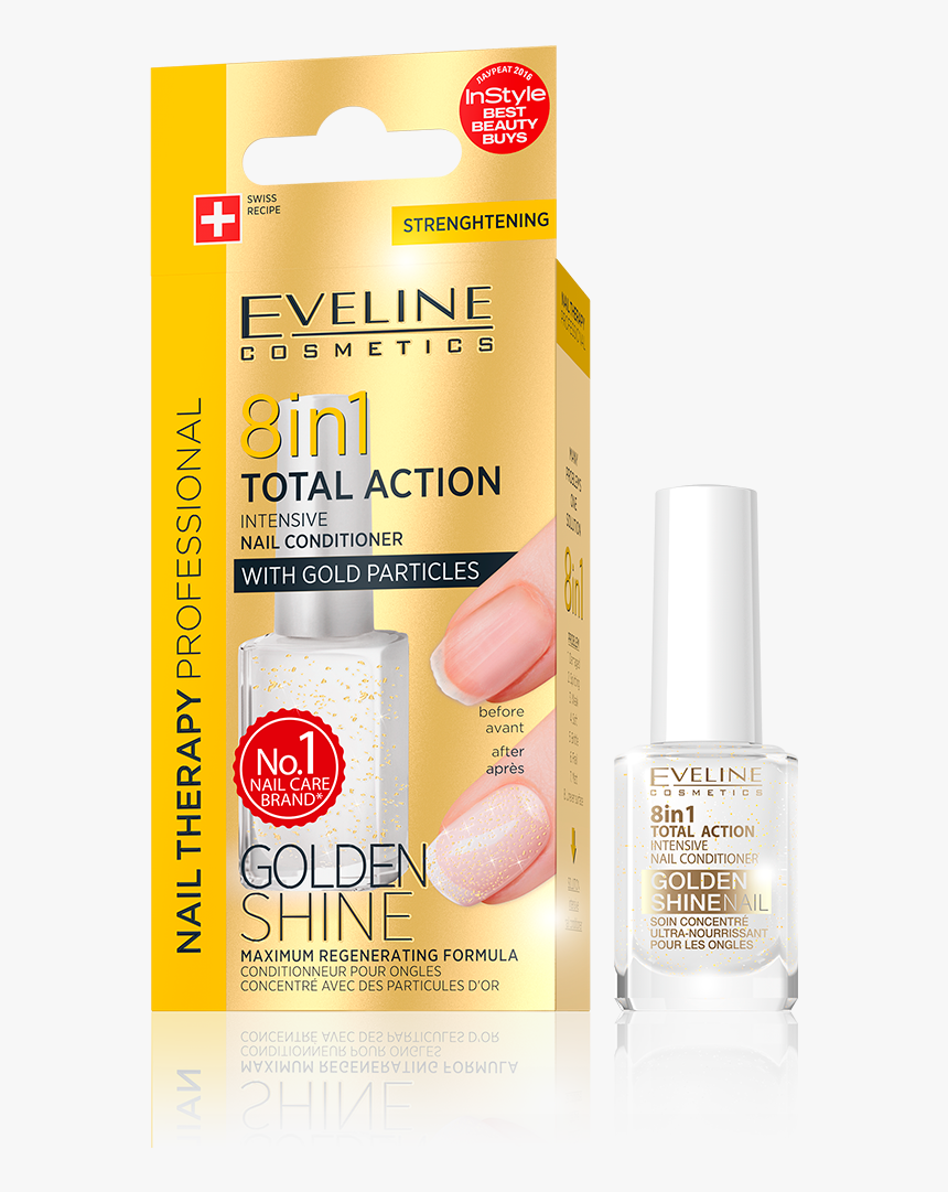 Eveline Cosmetics 8 In 1 Intensive Nail Conditioner, HD Png Download, Free Download