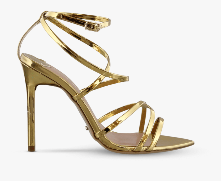 Marcy Gold Shine Default - High Heels, HD Png Download, Free Download