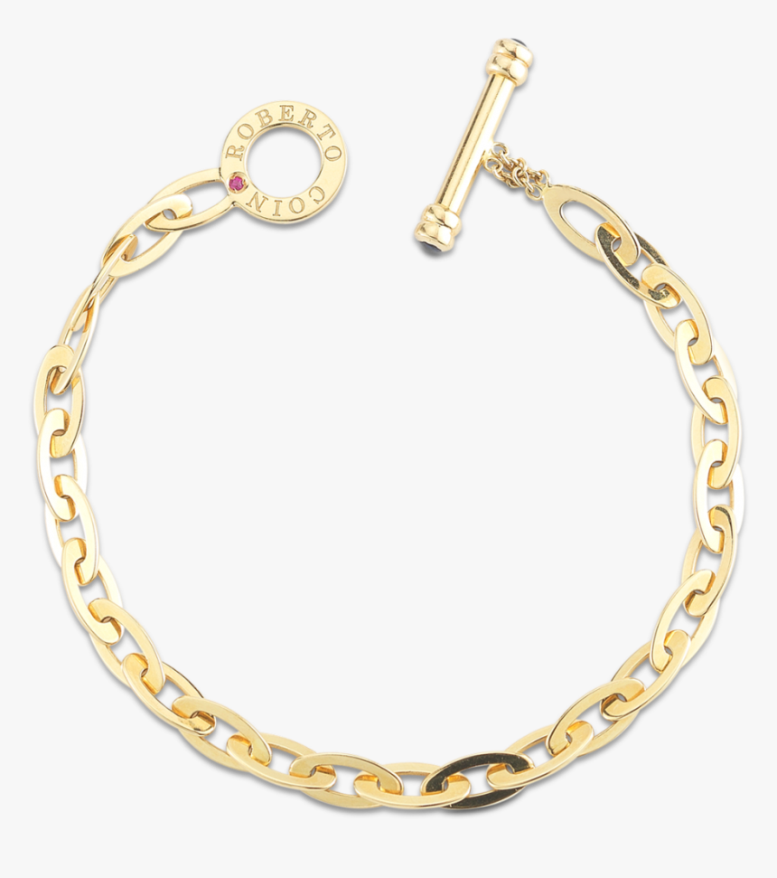 Roberto Coin Chic And Shine Petite Link Bracelet, HD Png Download, Free Download