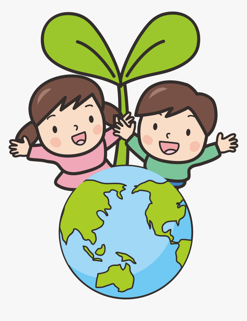 Emotion,plant,happiness - Green Planet Clip Art, HD Png Download, Free Download