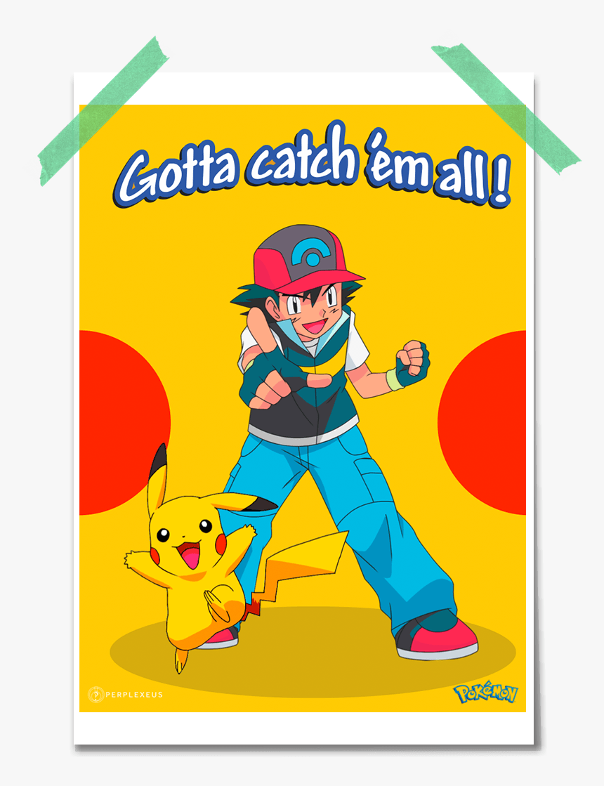 Pokemon Ash Pikachu Themed Electric Gotta Catch Em - Pokemon Ash, HD Png Download, Free Download