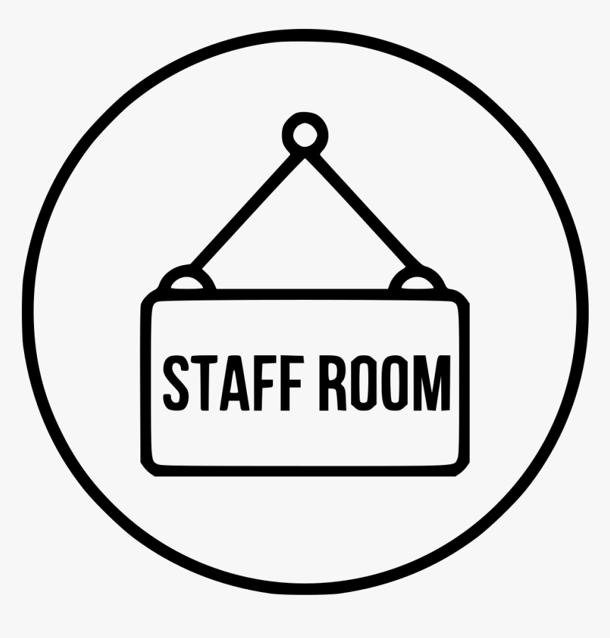 Staff Room Board School Nameplate Plate Study - Staff Only Signage, HD Png Download, Free Download