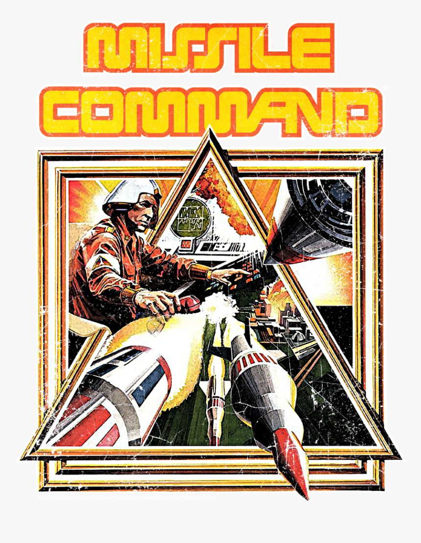 Atari Missle Commander Kid"s T-shirt - Missile Command Atari, HD Png Download, Free Download