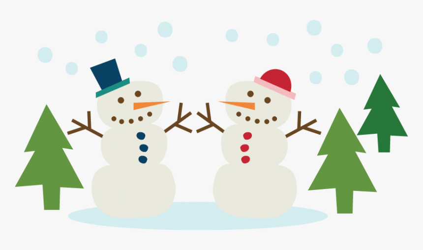 Snowman Couple Png, Transparent Png, Free Download