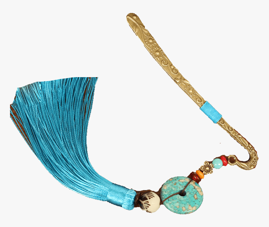 Qiao Workshop China Wind Bookmark Metal Tassel Antique - Necklace, HD Png Download, Free Download