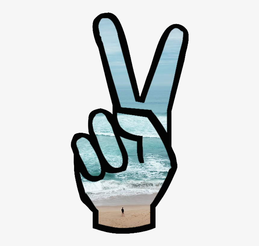 Peace Sign Fingers Png, Transparent Png, Free Download