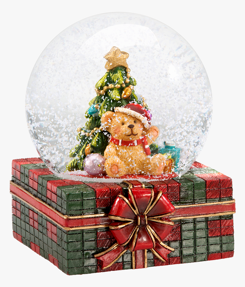 Snow Globe "teddy"s Tree - Christmas Ornament, HD Png Download, Free Download