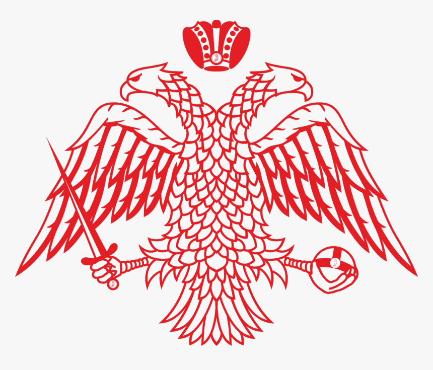 Byzantine Empire Byzantium Double-headed Eagle Symbol - Double Headed Eagle Orthodox, HD Png Download, Free Download