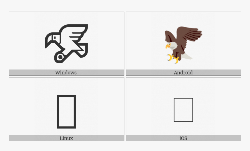 Eagle On Various Operating Systems - Bald Eagle, HD Png Download, Free Download