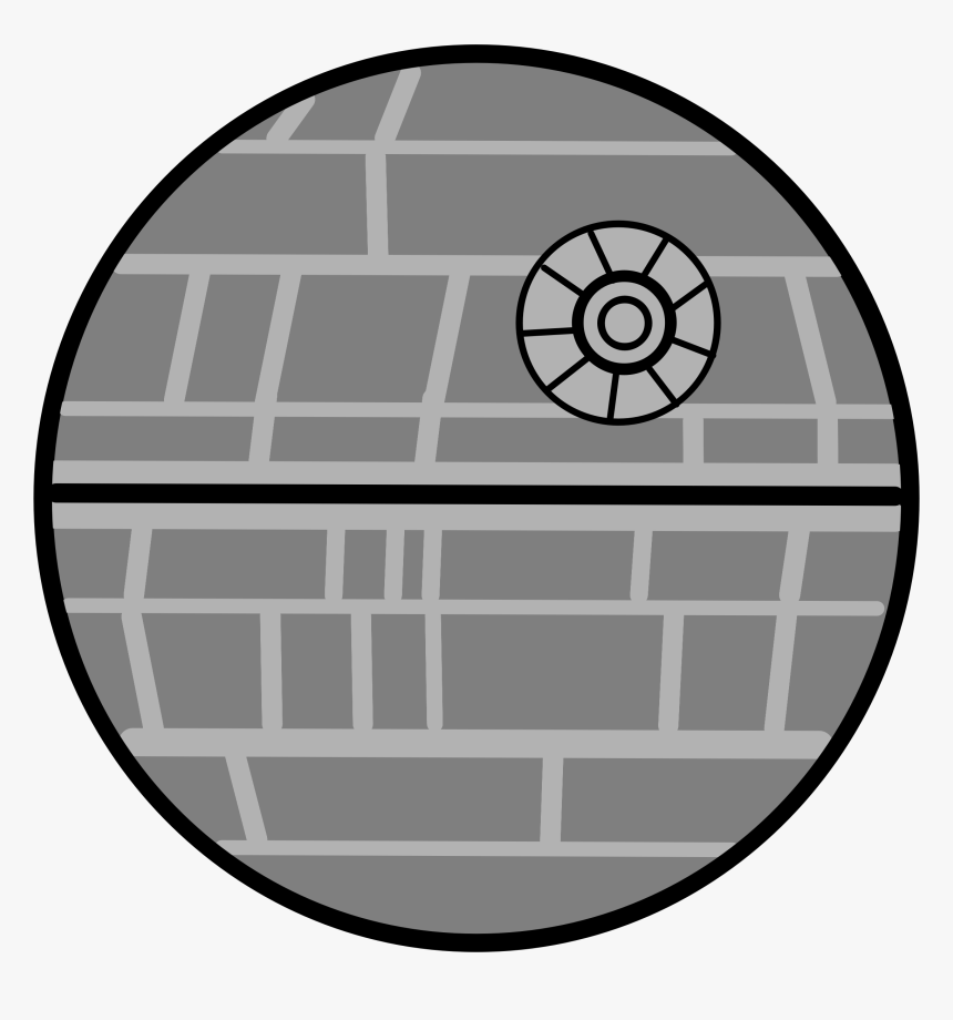 Death Star Star Wars Laser Clip Art - Star Wars Death Star Cartoon, HD Png Download, Free Download