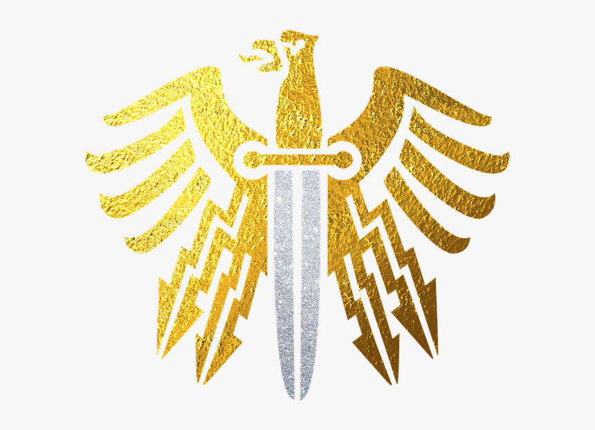 Knife, Revenge, Emblem, Bird, Eagle, Symbol, Sign - Sic Parvis Magna Logo, HD Png Download, Free Download