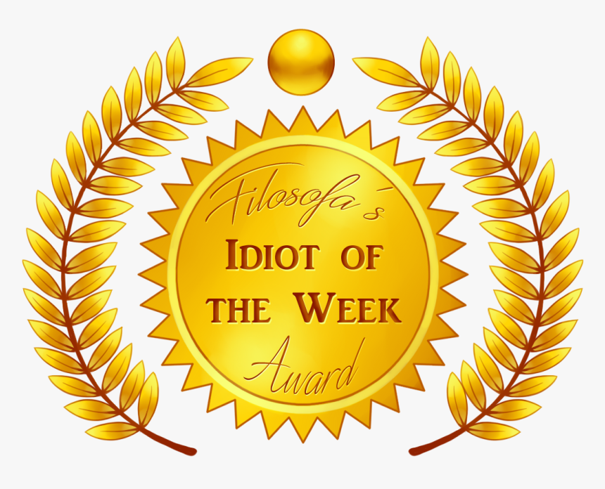 Idiot Of The Week Medal - Free Package, HD Png Download, Free Download