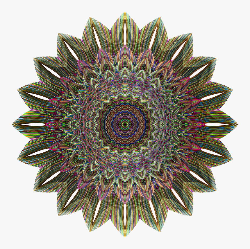 Holy Eye Mandala - Red Starburst Png, Transparent Png, Free Download