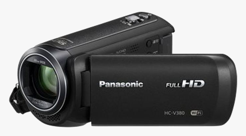 Transparent Camcorder Png - Panasonic Hc V385 Full Hd Camcorder, Png Download, Free Download