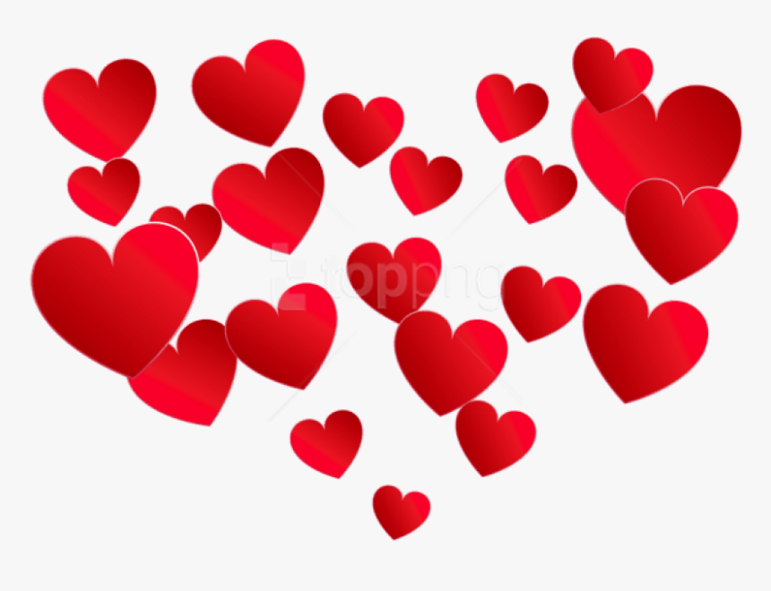 Hearts Background Png - Transparent Background Hearts Png, Png Download, Free Download