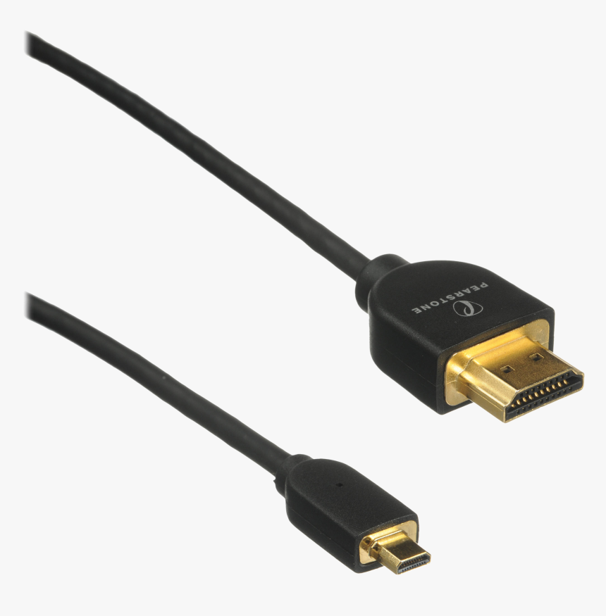 Hdmi Cable Png Background Image - Micro Hdmi To Hdmi, Transparent Png, Free Download