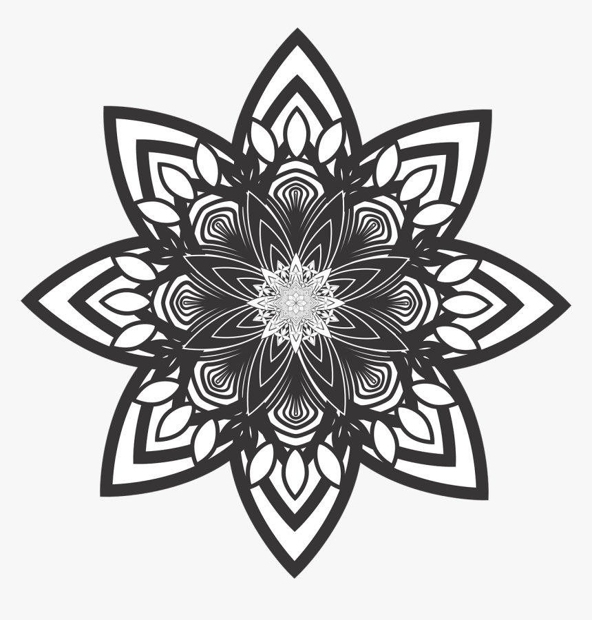 Mandala Flower Pattern Free Picture - Cleansing Mandala, HD Png Download, Free Download