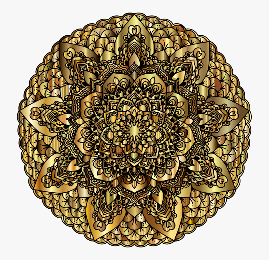 Brass,metal,mandala - Circle, HD Png Download, Free Download